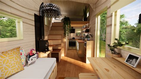 Tiny house avec hublot la Paulette 